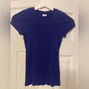 Aritzia TNA purple 2XS shirt 100% cotton